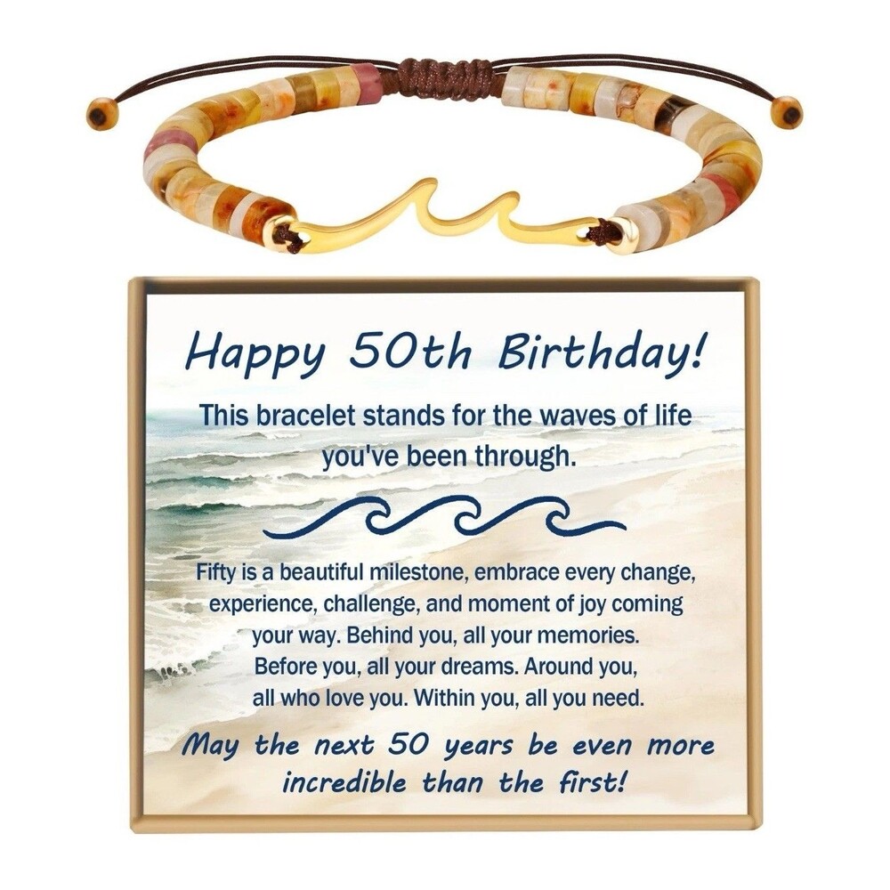 Sereney 50th Happy Birthday Gifts for Girls, Handmade...
